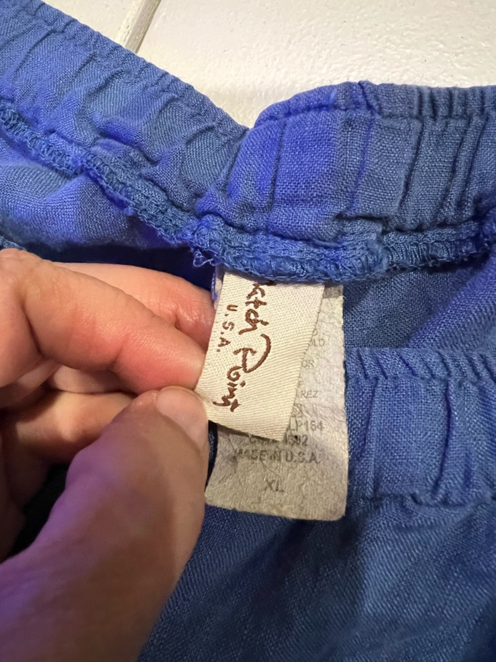 Match point USA 100% linen pants XL - Picture 7 of 7